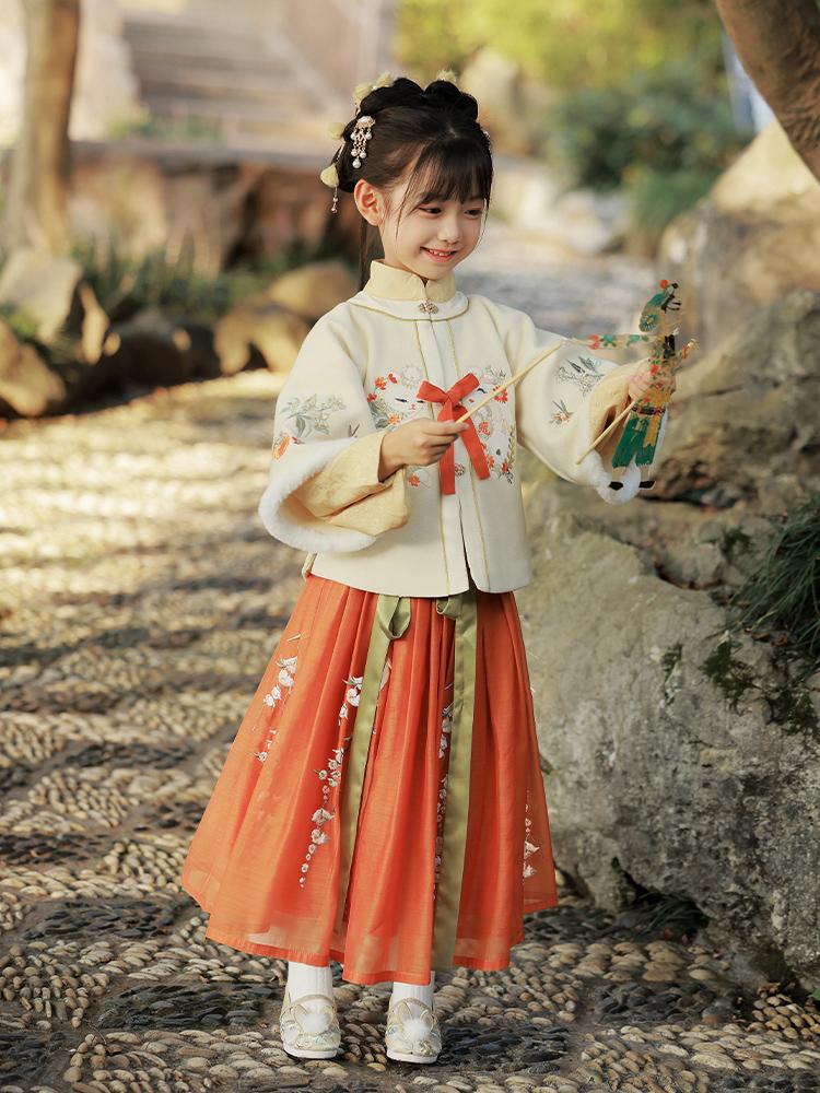 秋冬儿童汉服合集春节拜年也要穿得美美的