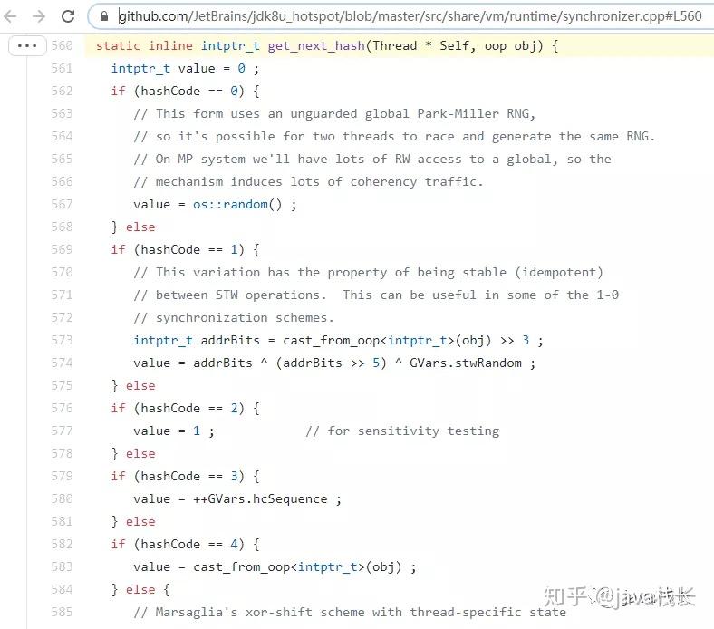 JAVA类的hashCode 知乎