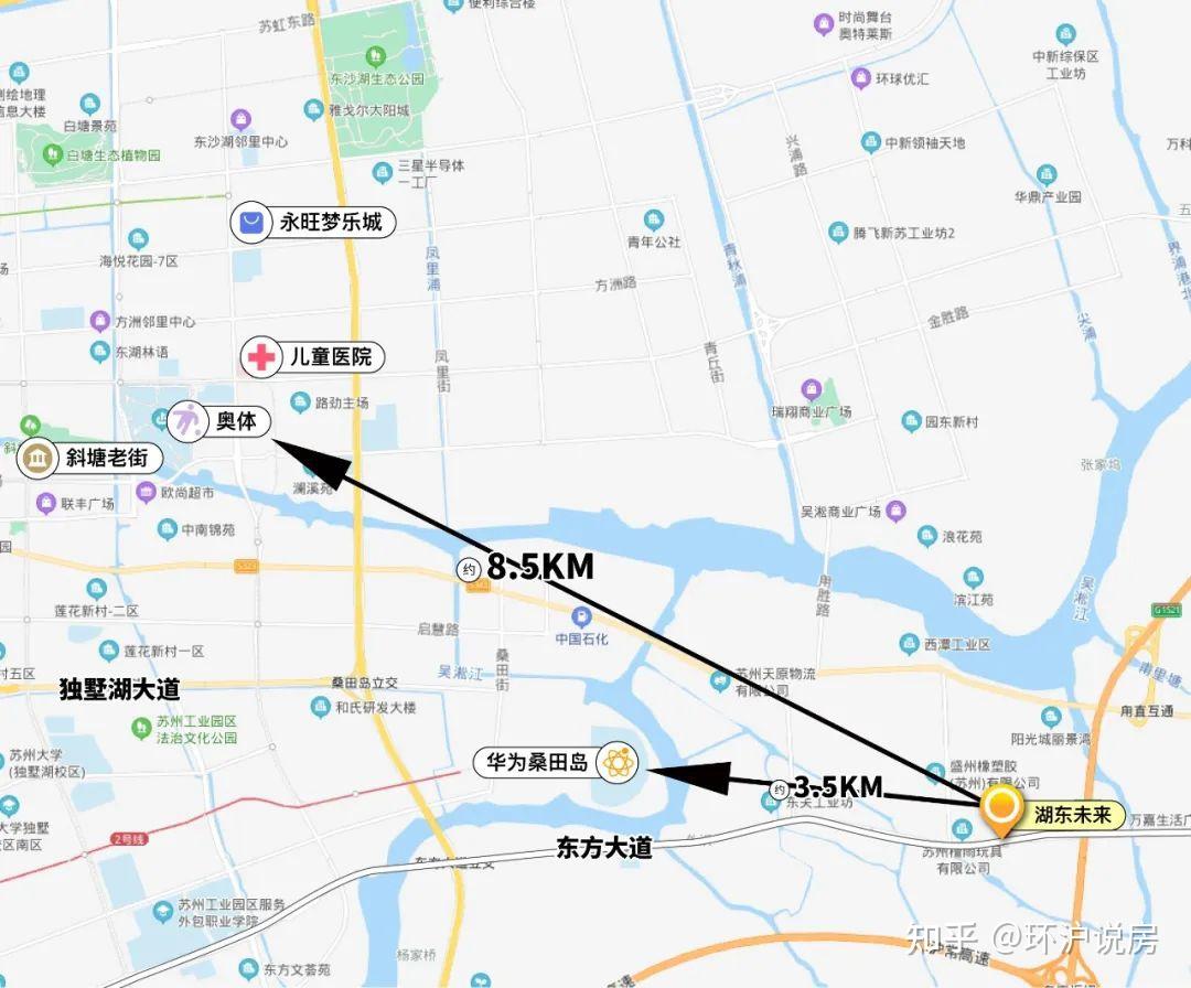 是的,湖东往东,从湖东奥体,斜塘,到甪直,不仅是