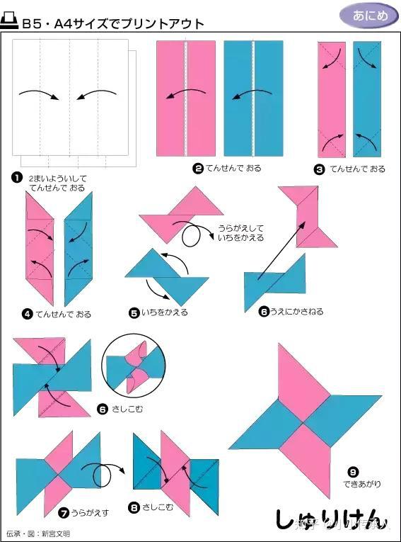 风火轮怎么折图片