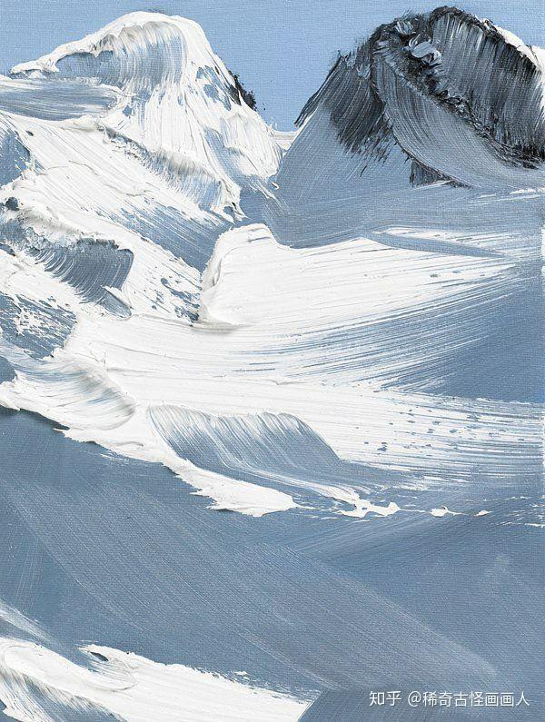 冰山刮刀画! - 知乎
