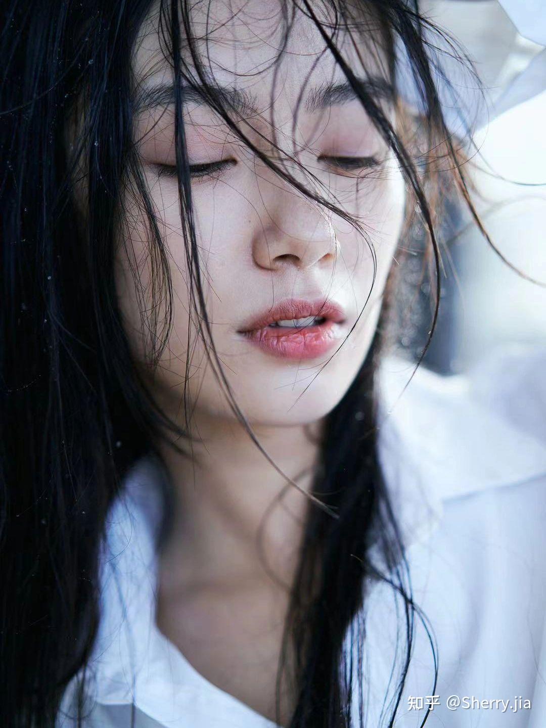 日系湿发拍摄也太能出片了06超a清冷感