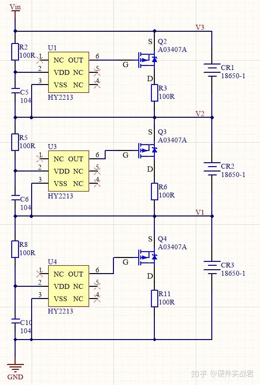 锂电池均衡充电电路