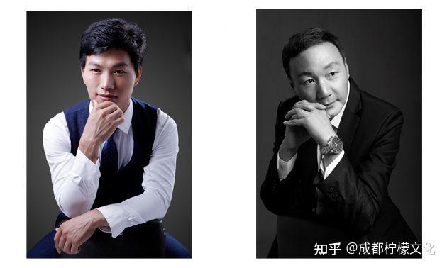 职业照丨男士正装照拍摄姿势动作1:转身向后看表情要自然放松面带微笑