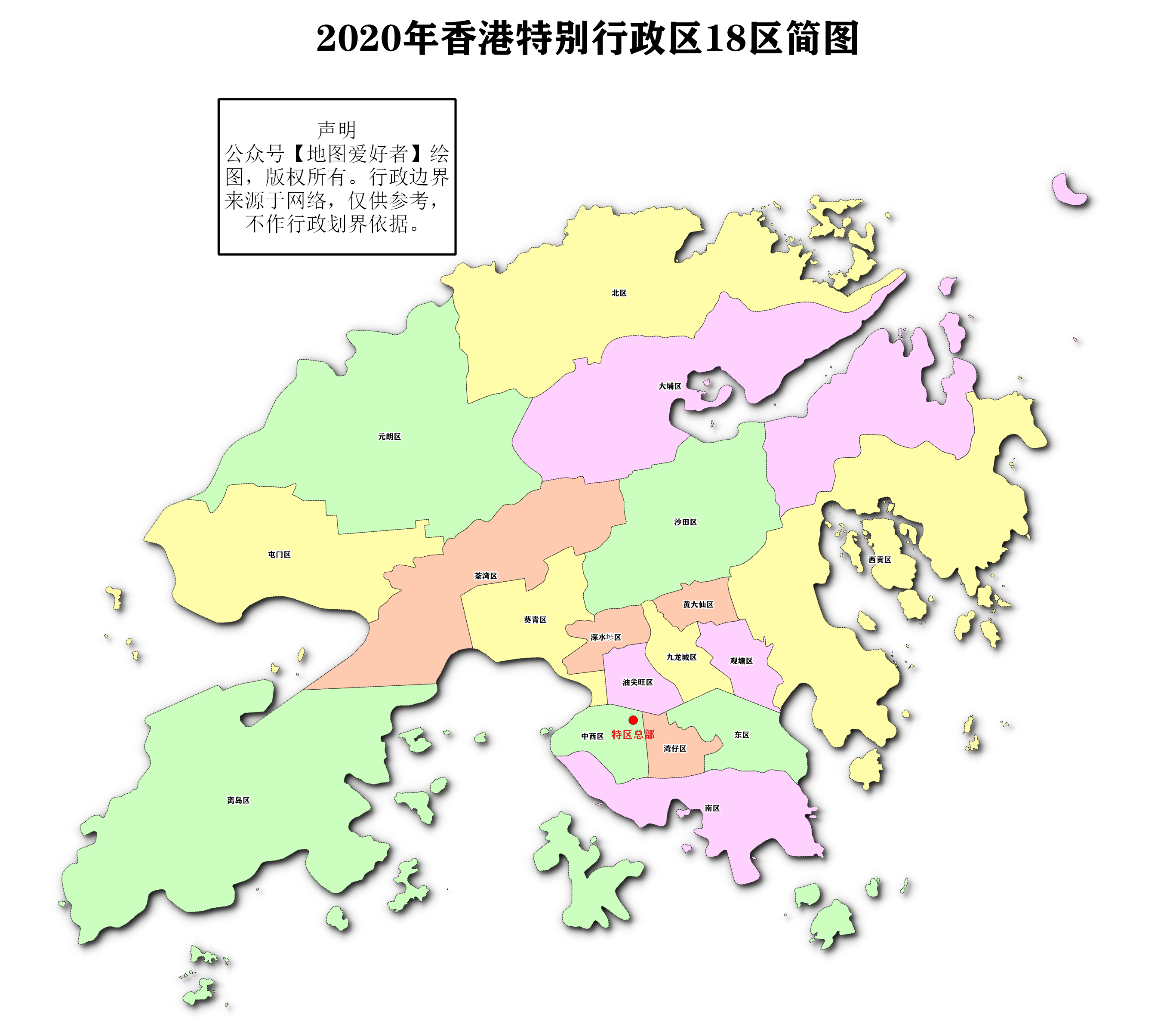 香港各区地图,香港地图全图大图 - 伤感说说吧