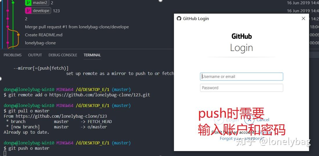 VSCode_Git_Github_ 基本操作（fork+pull request） 知乎