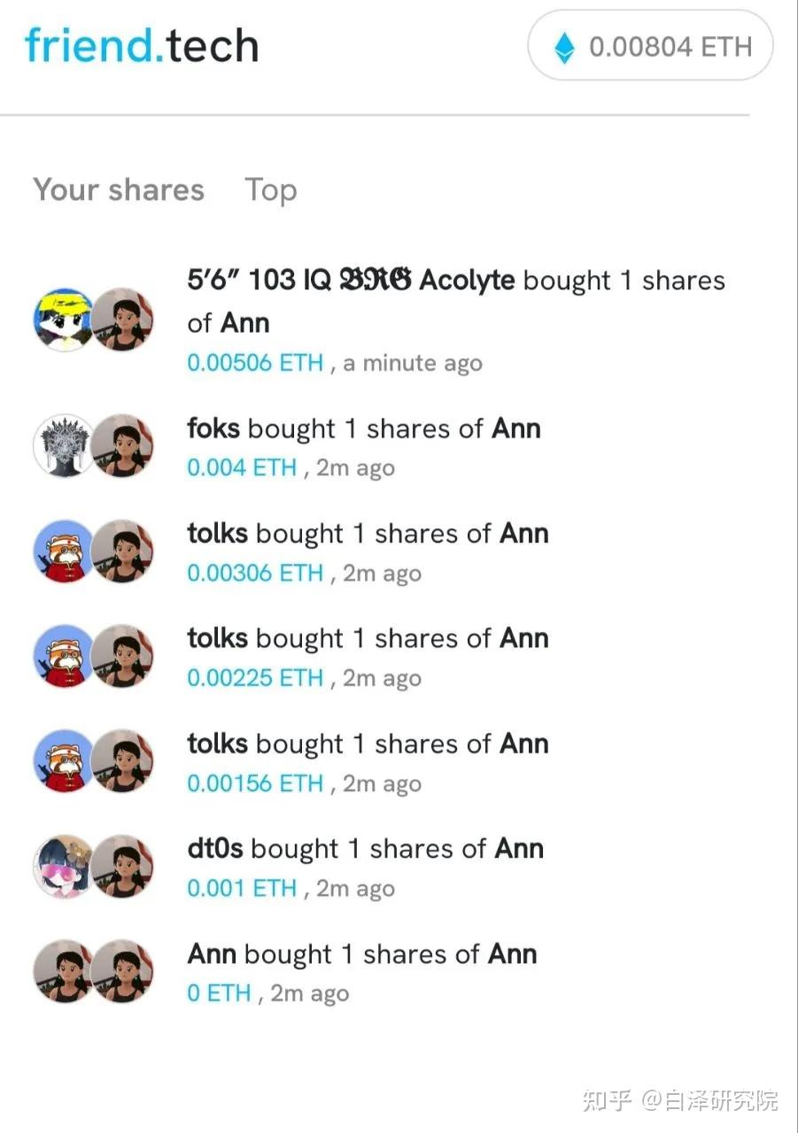 体验土狗炒作型SocialFi 平台friend.tech：有些荒谬...但潜力无限- 知乎