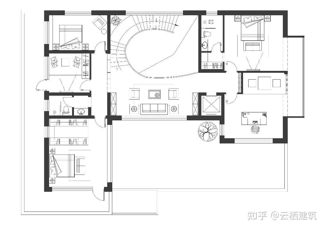 适合l型宅基地的10款现代别墅设计这样建即好看又实用