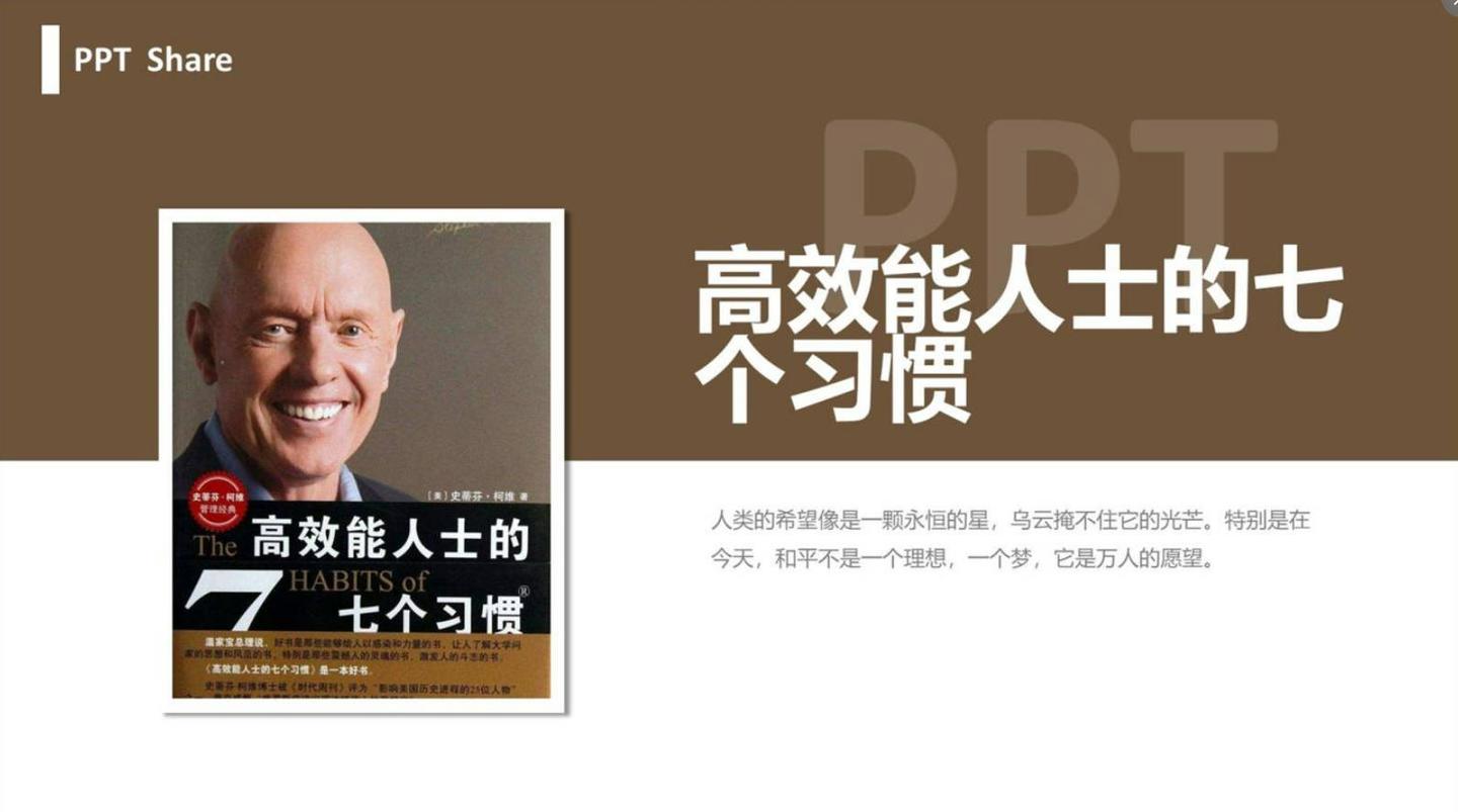 高效能人士的七个习惯(附PPT+演讲文稿) - 知乎
