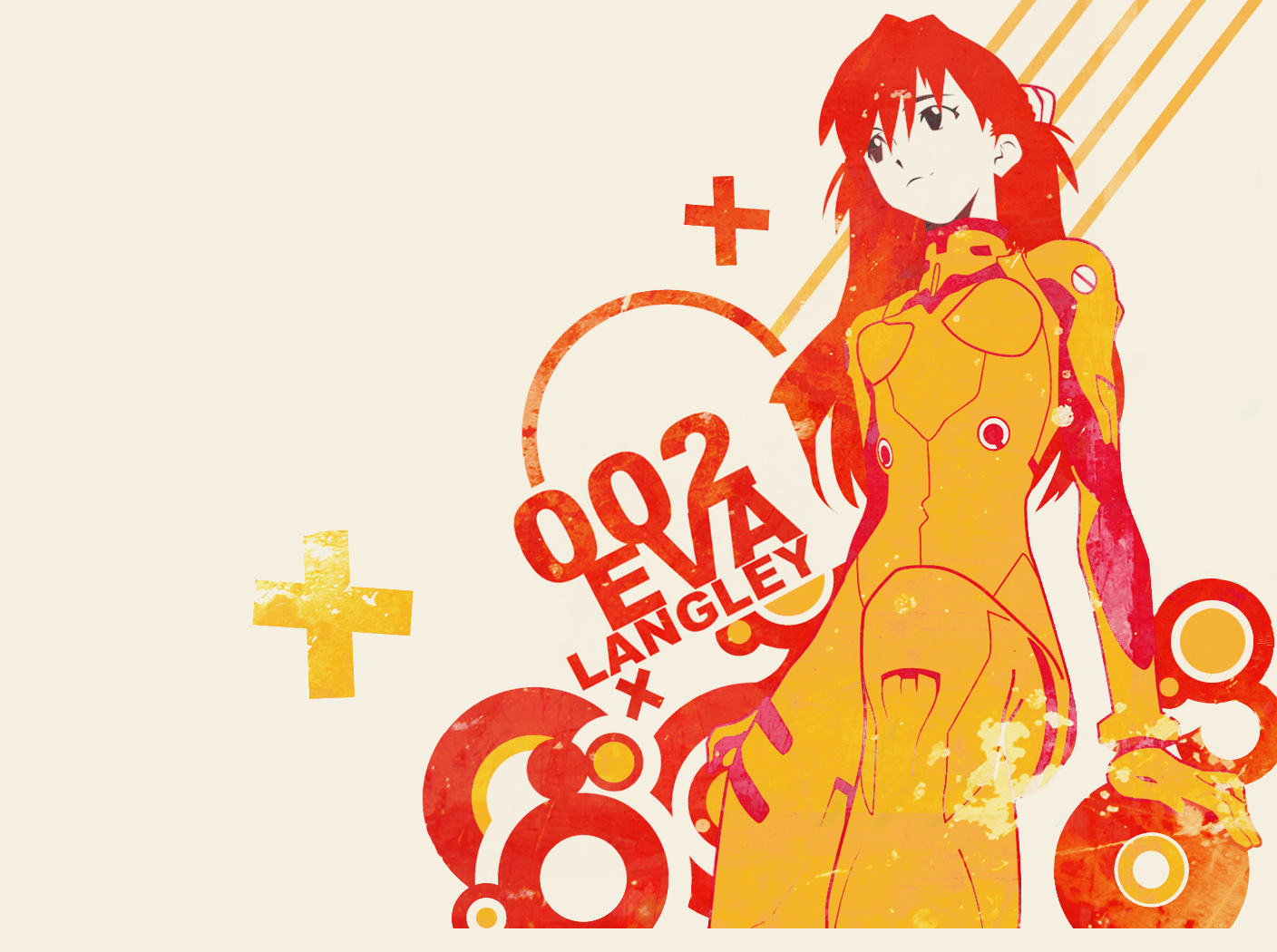 新世纪福音战士丨惣流明日香兰格雷精选电脑壁纸丨高清壁纸丨超清壁纸