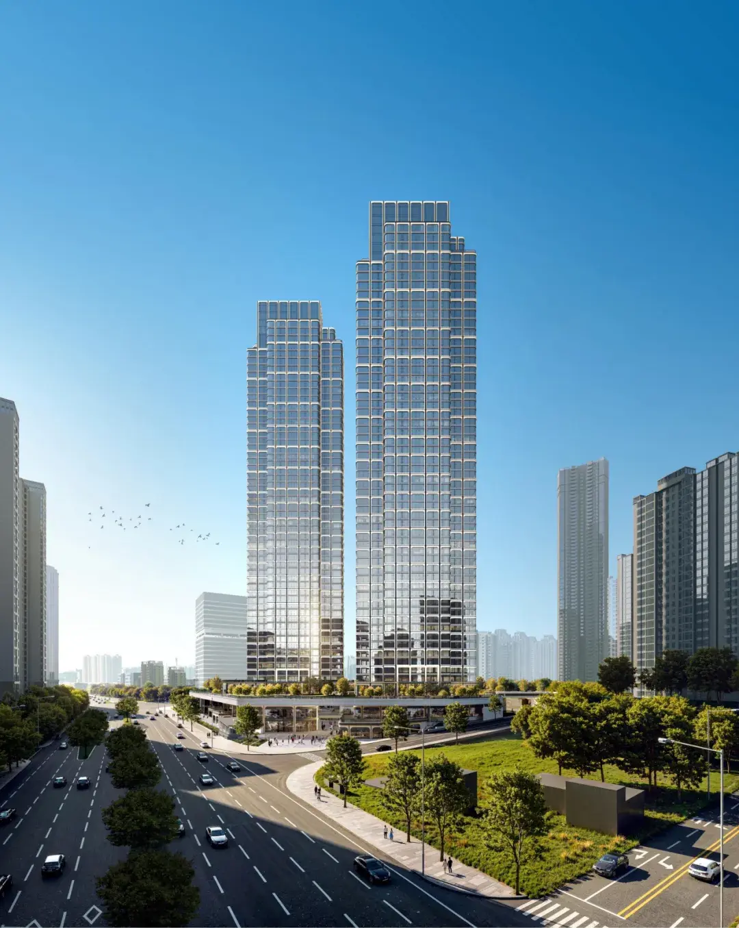 湖南建投二建中标运达滨江广场超高层项目 湘江东岸将添200米新地标 - 知乎