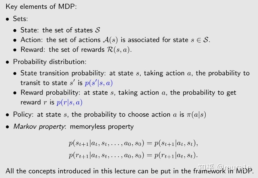 Lecture 1: Basic Concepts in Reinforcement Learning - 知乎