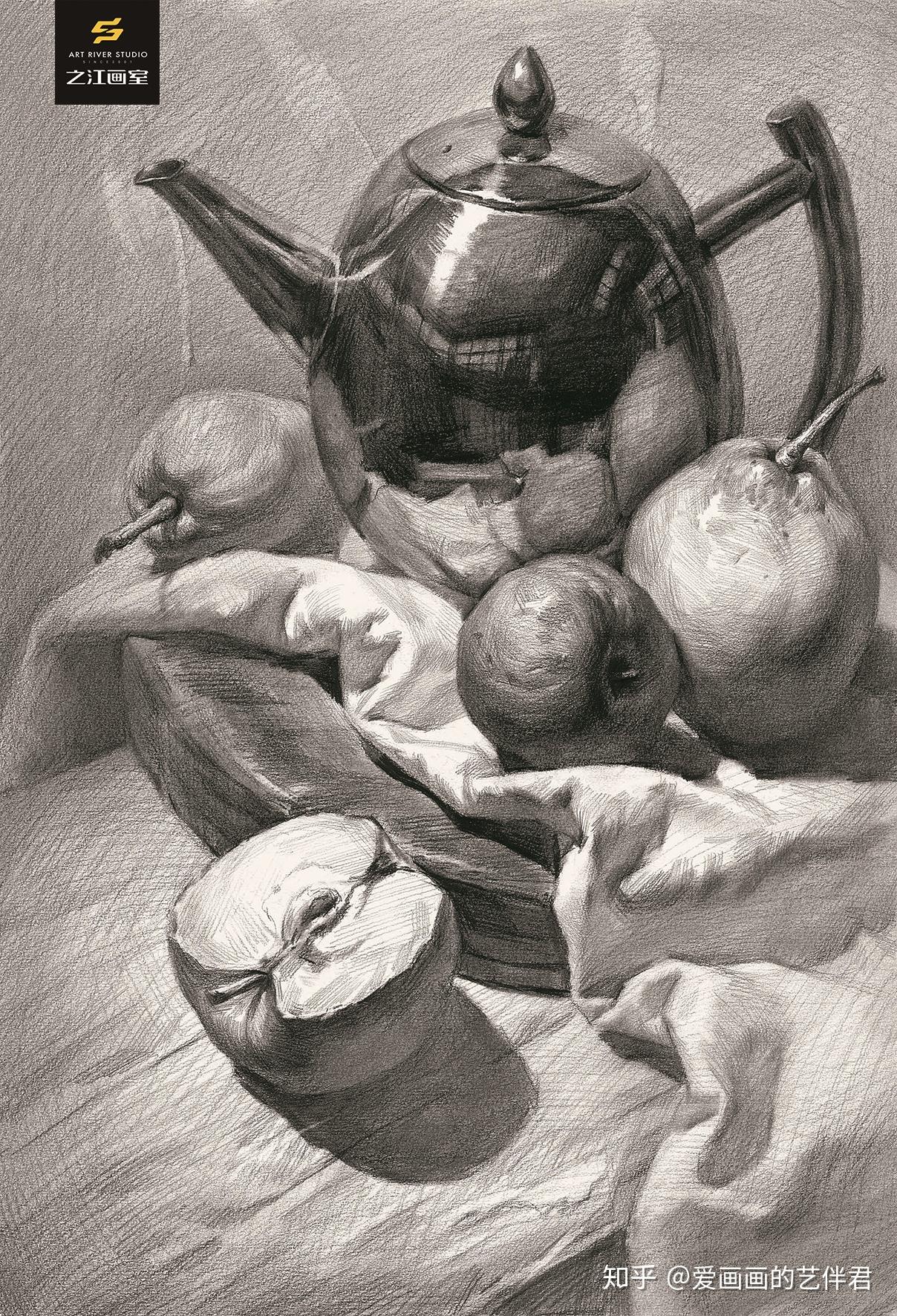 杭州画室经验总结素描静物高分的五个要领