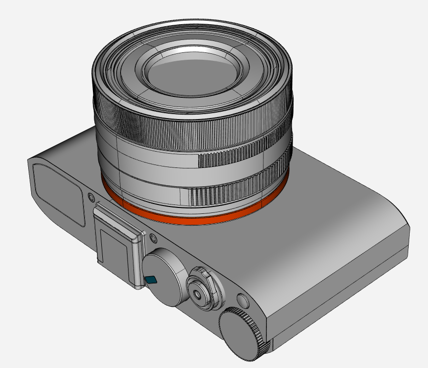 3d模型分享照相机模型