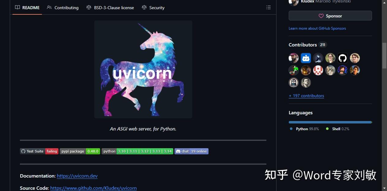 Uvicorn：Python 的 ASGI Web 服务器 - 知乎