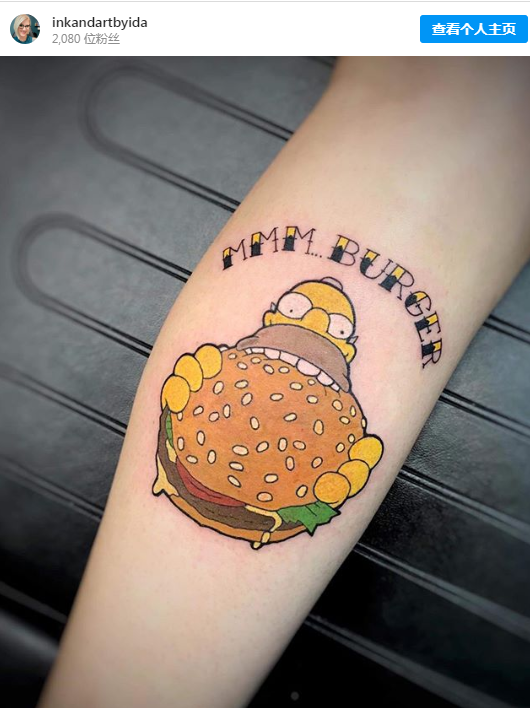 纹身idea丨那些让人欲罢不能的美食纹身 知乎