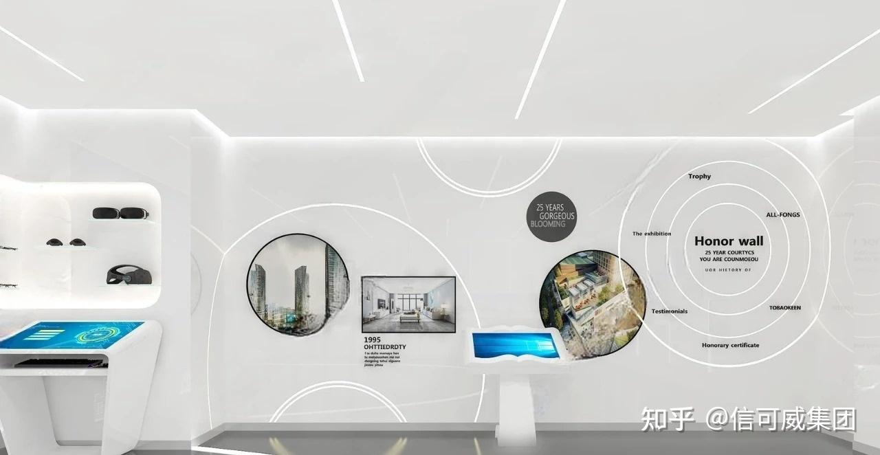 欣赏|100个高质量企业展厅空间设计模型 - 知乎