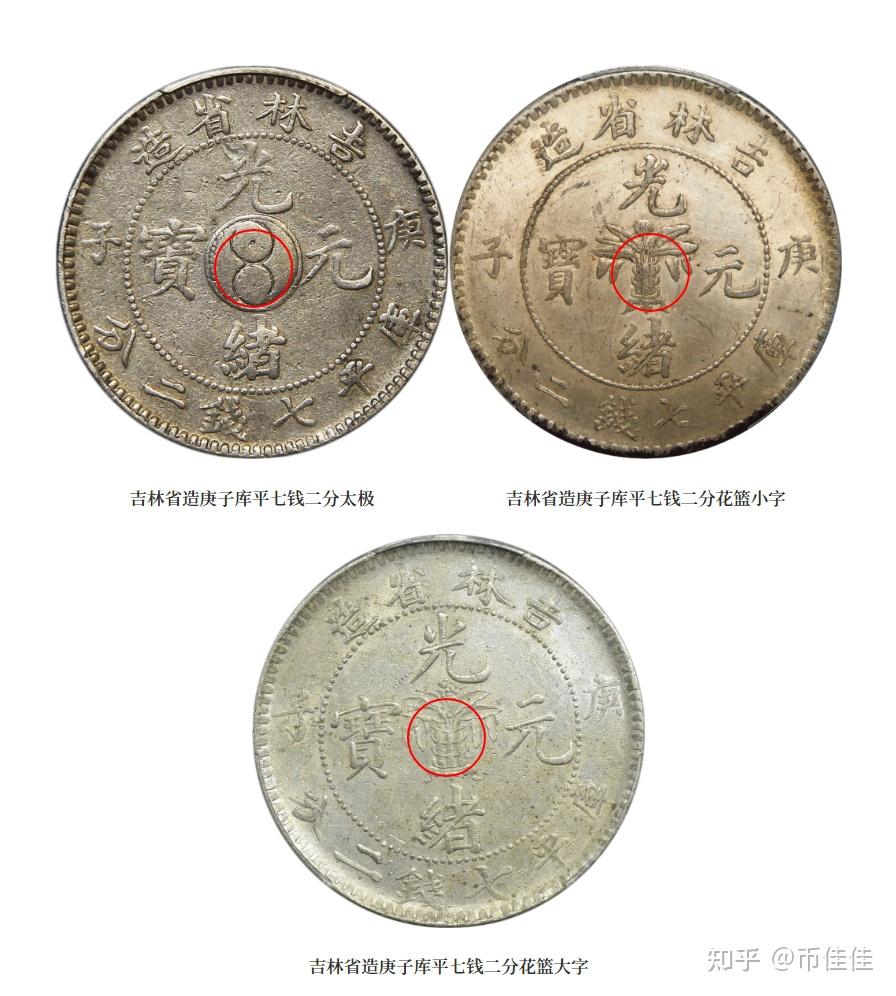 大珍❗️1898年吉林省造 光緒元寶庫平三銭六分銀貨（50C ）（花籃バージョン） 光緒元寶 吉林省造 50C 庫平三銭六分 1905年 PCGS-VF Detail 美品