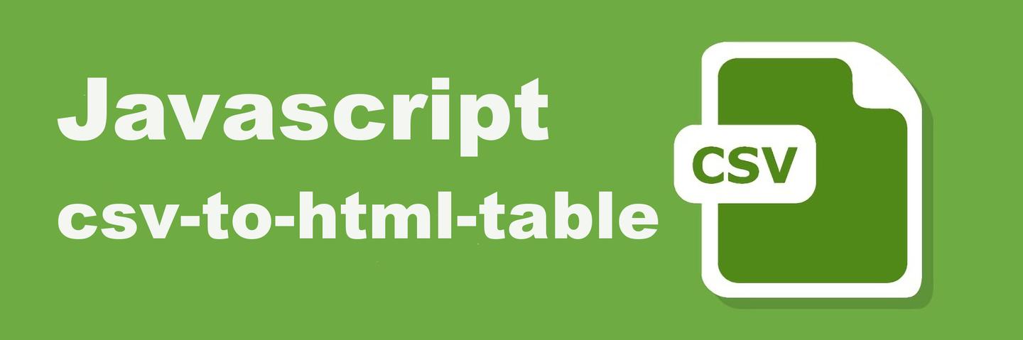 善用CSV - 显示于网页Table - 知乎