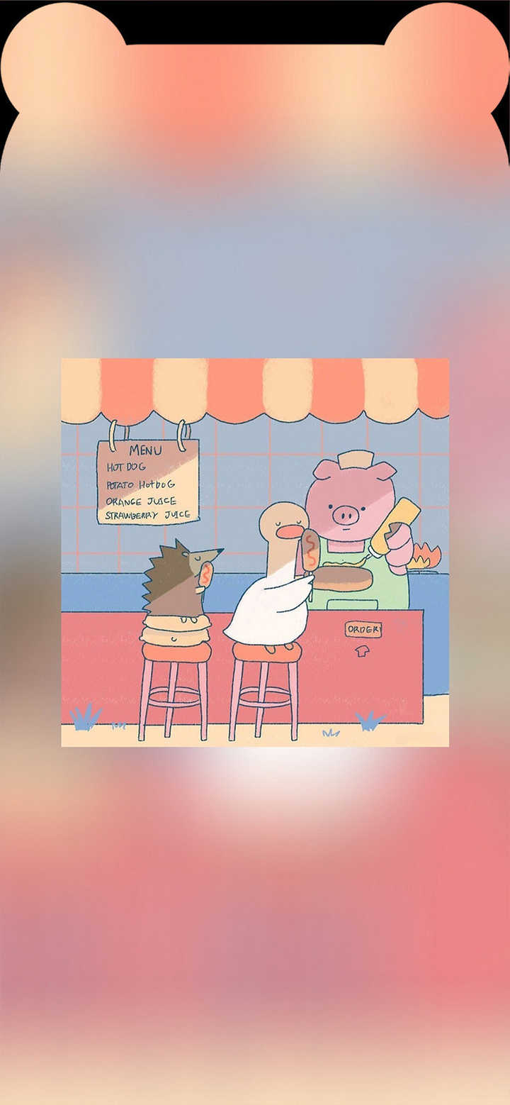 耳朵壁纸有没有这种适合刘海屏的耳朵壁纸呀求