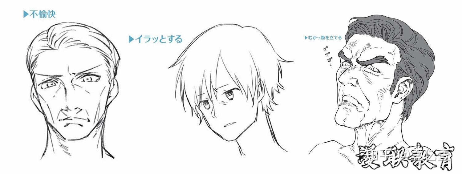 在愤怒的感情达到顶峰时,这个表情会产生极大的视觉冲击力.