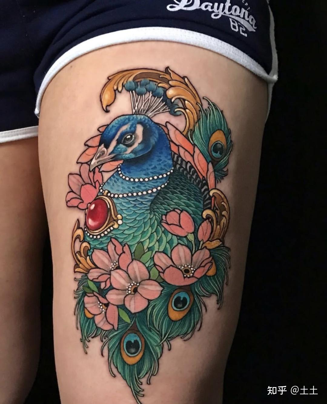 人间富贵花 | 孔雀纹身
