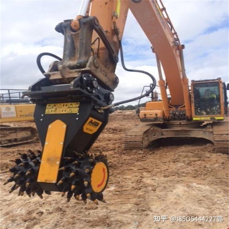 挖机隧道施工铣刨机开山碎石铣挖机洞内开采铣挖头