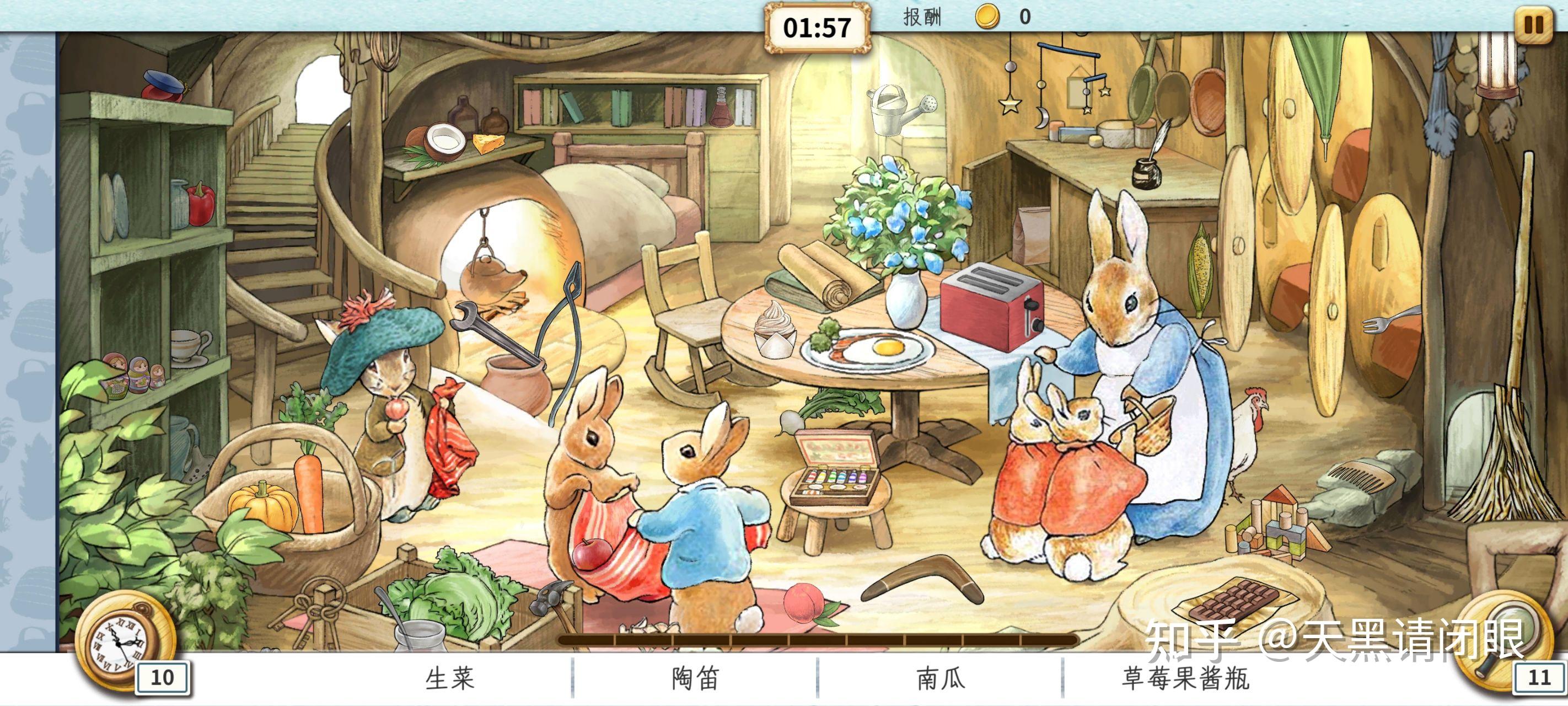 如何评价休闲手游比得兔隐藏的世界