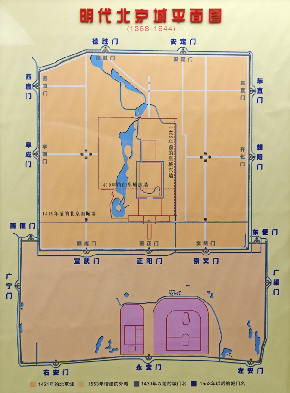 北京九门分布图图片