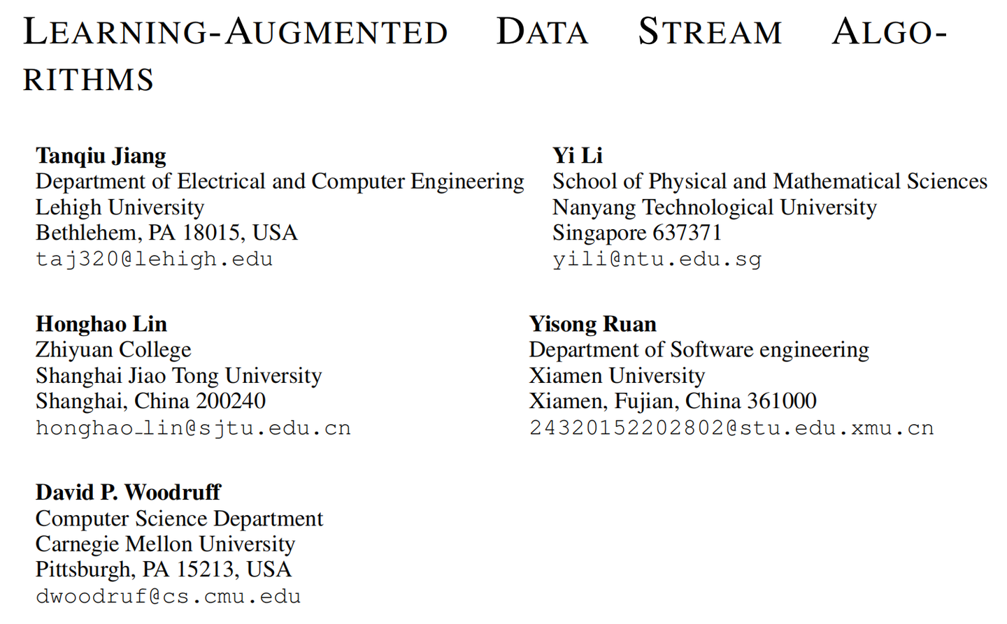 论文阅读| LEARNING-AUGMENTED DATA STREAM ALGORITHMS - 知乎