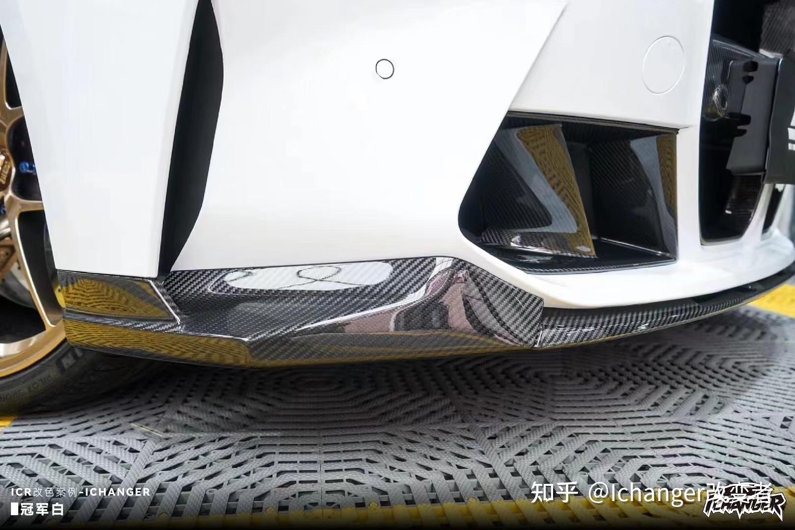 宝马m3-ichanger改色膜冠军白,经典耐看 - 知乎
