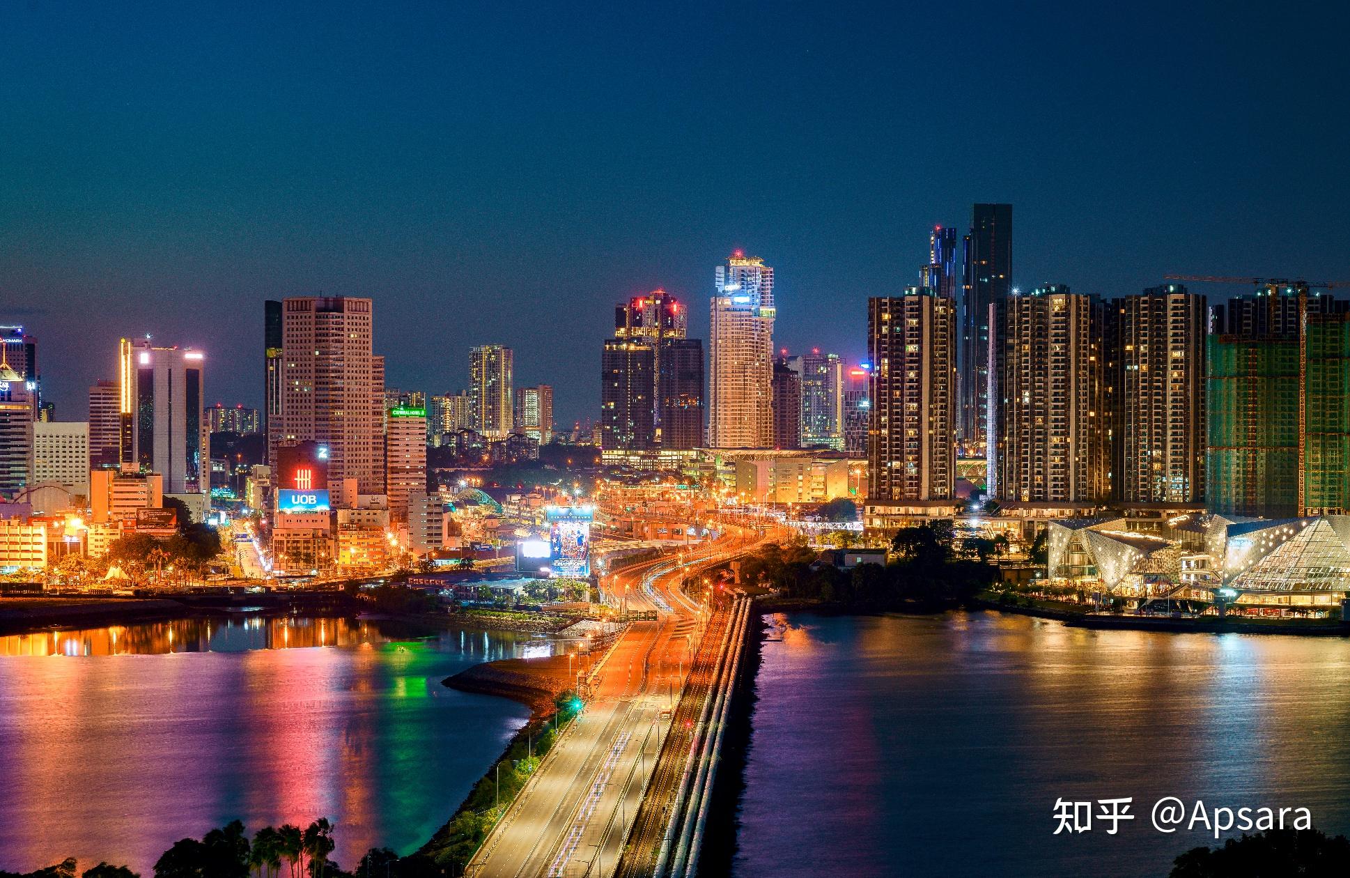新山新柔长堤夜景