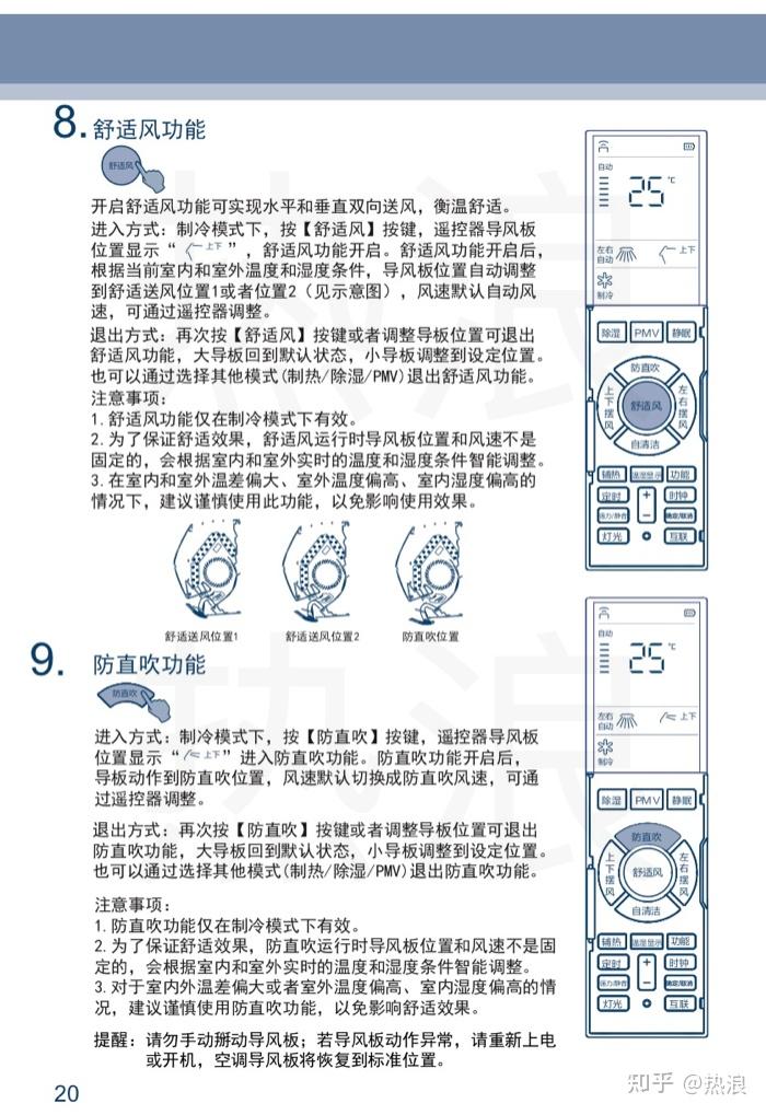 空调说明书图片