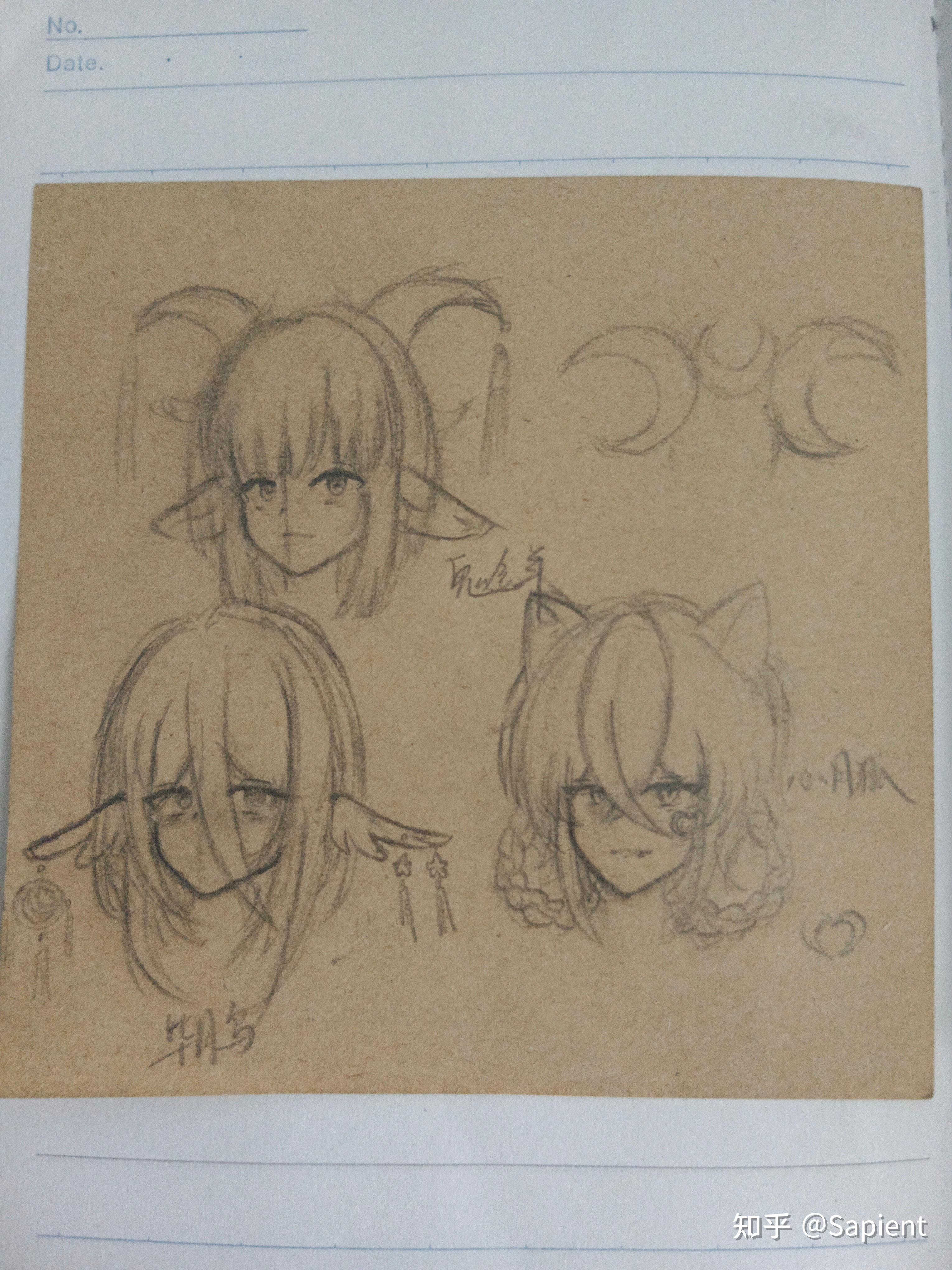 可以看看你们上课无聊时在草稿纸上画的画吗