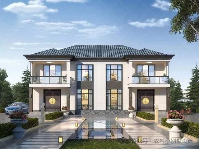 20套新中式二层双拼联排别墅,“兄弟建双拼,隔墙不隔心!”附图 - 知乎