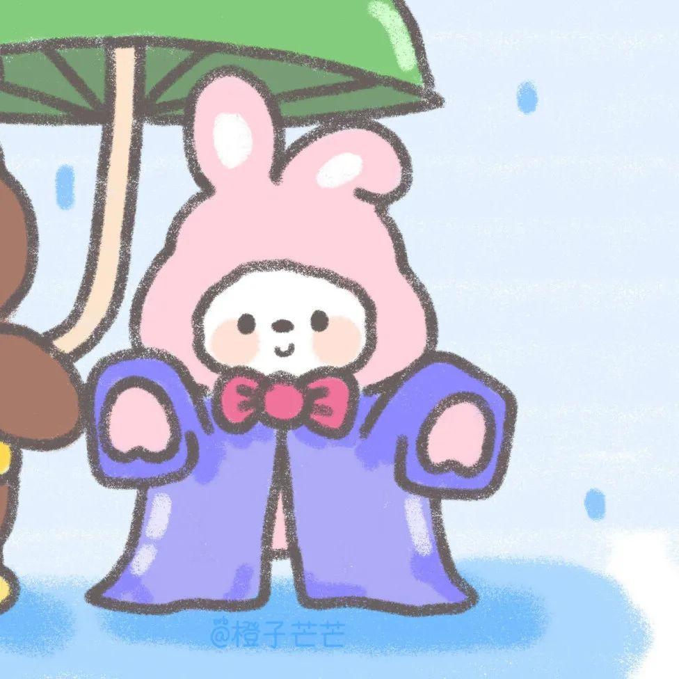 有没有什么可爱的微信情侣头像