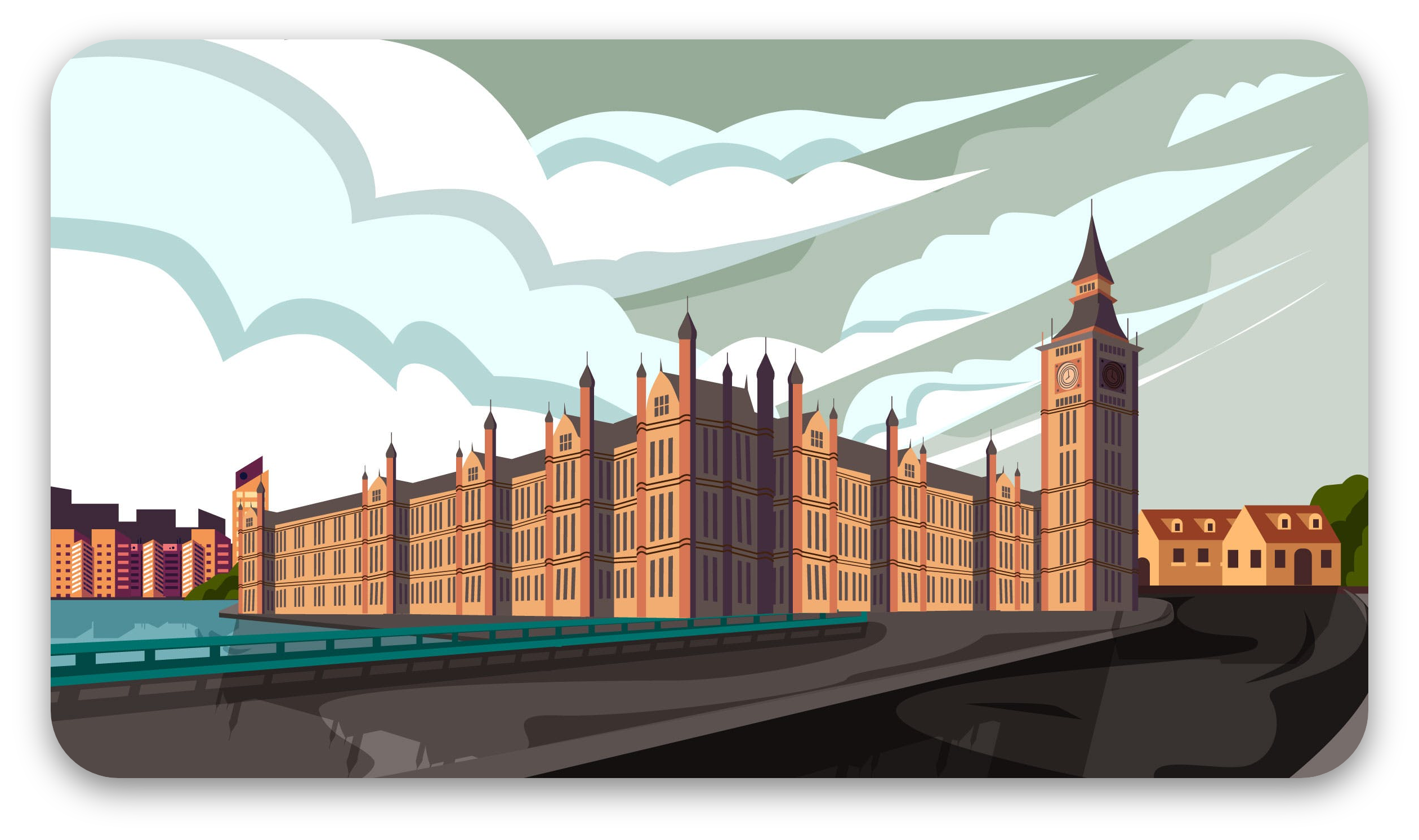 素材速递看完这组世界上最著名的建筑插画堪比环游世界