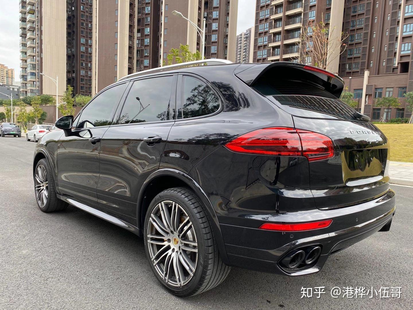 16款保时捷卡宴36t黑色棕黑双拼内全激光大灯bose音响底盘升降罗盘