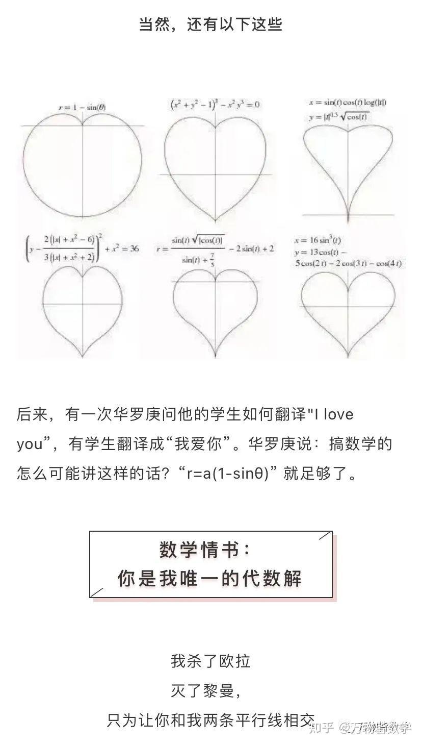 趣味数学|理科生的浪漫 - 知乎