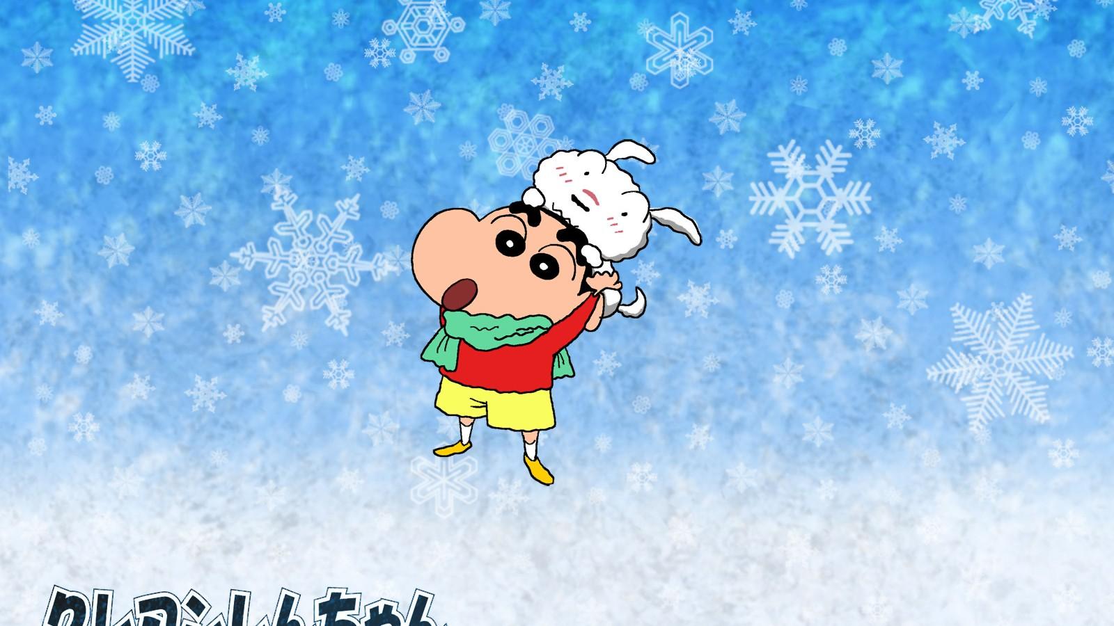 有没有蜡笔小新的高清电脑壁纸呀