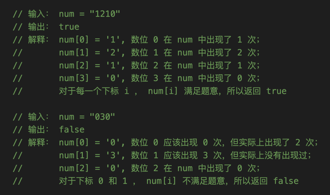 leetcode-2283-python3-go-map-check-if-number