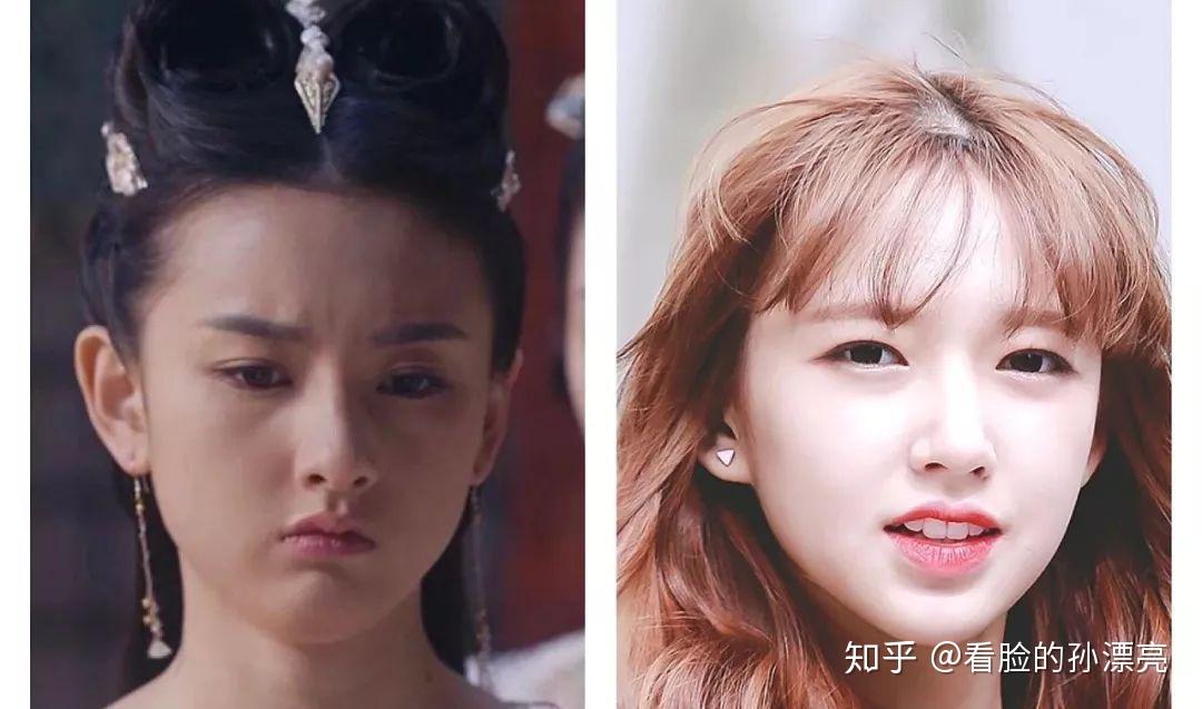 还是需要借助流海,秘诀就是让眉间部位有刘海,靠纵向线条来转移宽颞骨