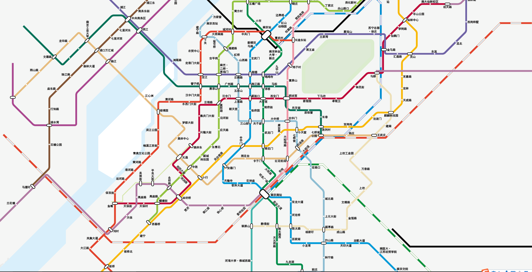 轨道交通线路图