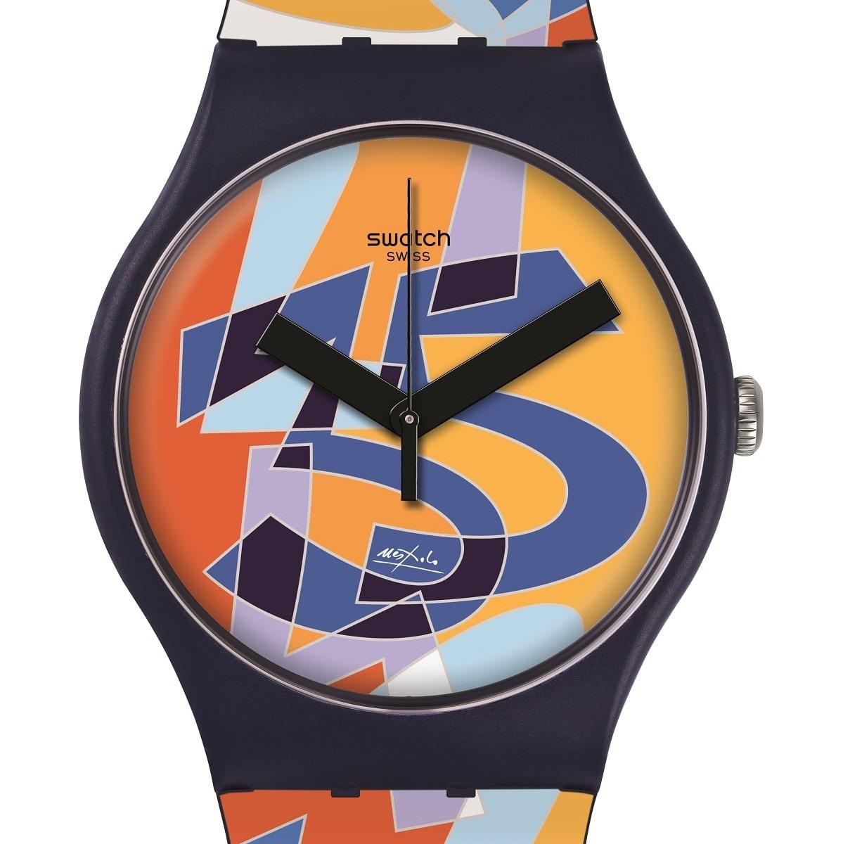 2018年斯沃琪swatchugo艺术特别35周年纪念手表