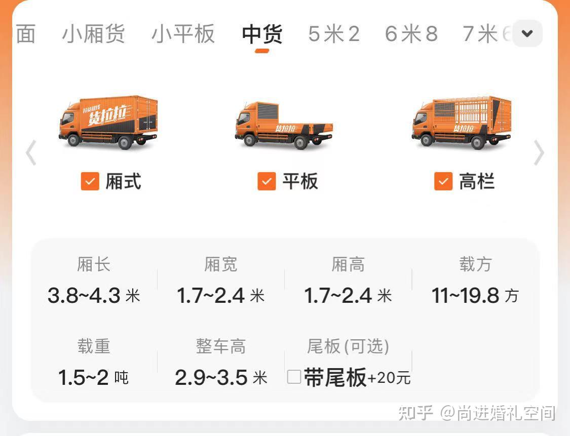 第一次叫货拉拉没什么经验看着车型犹豫了半天有人介绍下么