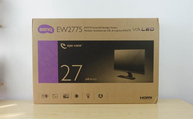 明基ew2775zh爱眼显示器开箱不漏光不闪屏才是好显示器