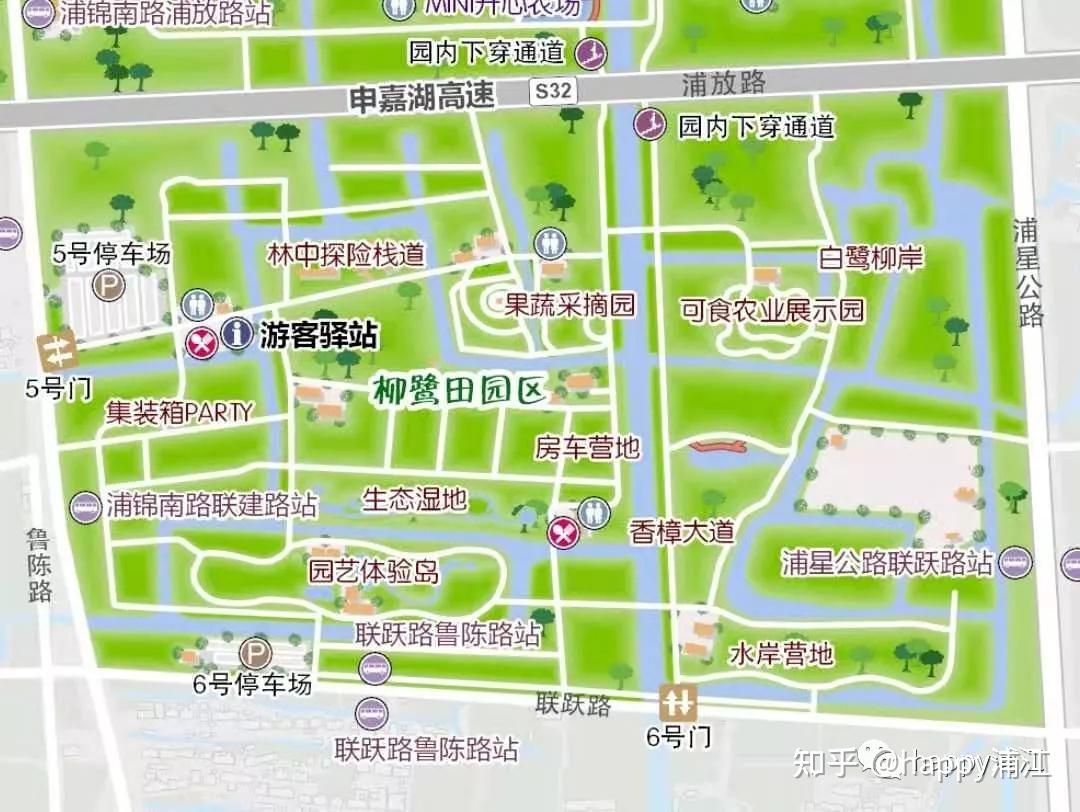 浦江郊野公园导览图图片