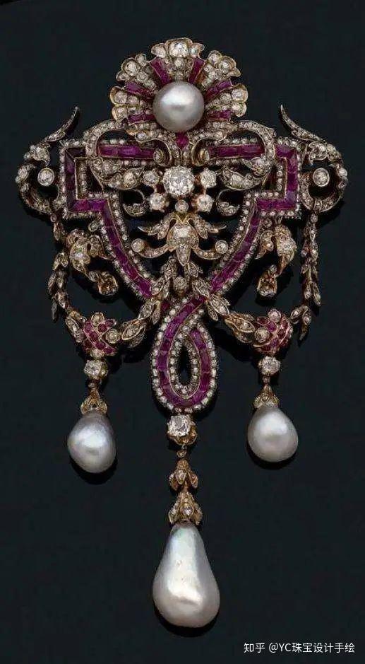 浮雕人像在巴洛克时期的宫廷珠宝中是一个特殊的存在,是在平面上雕刻