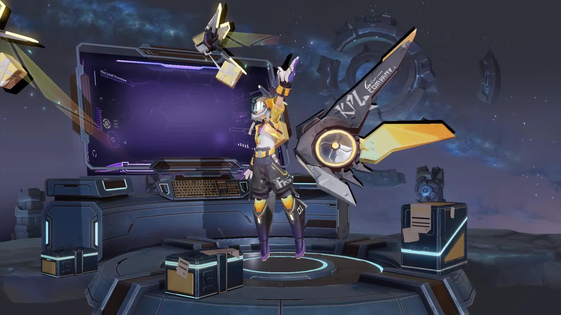 孙膑kpl限定皮肤天狼运算者预览出场动画穿越空间好帅