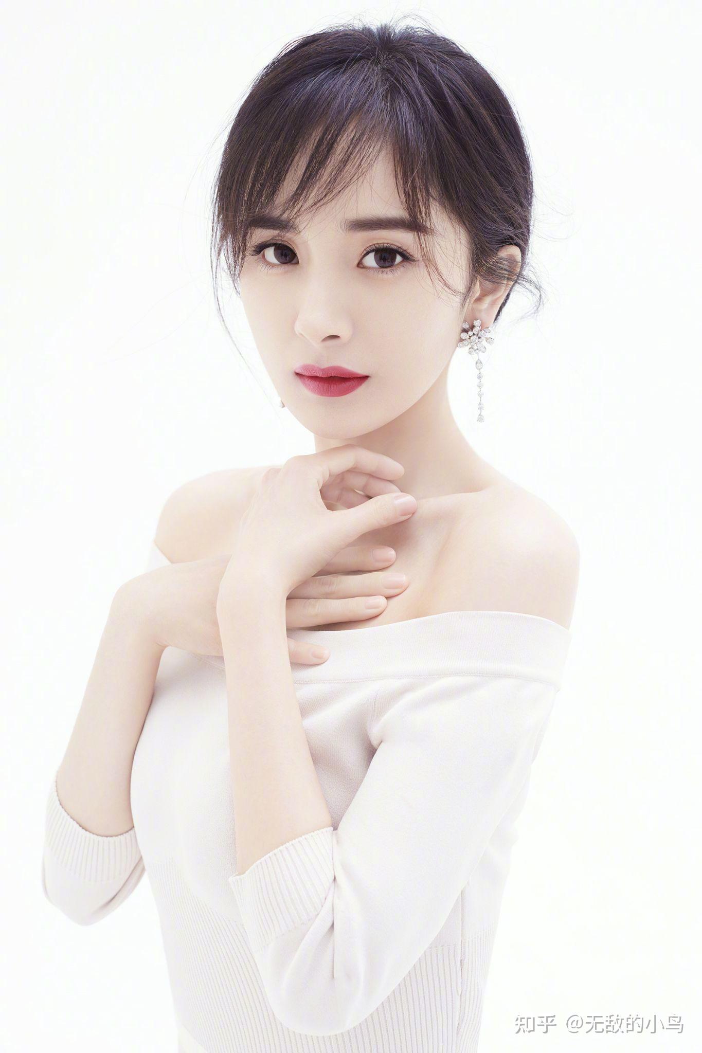 为什么杨幂头发扎起来的造型,少女感那么浓? - 知乎